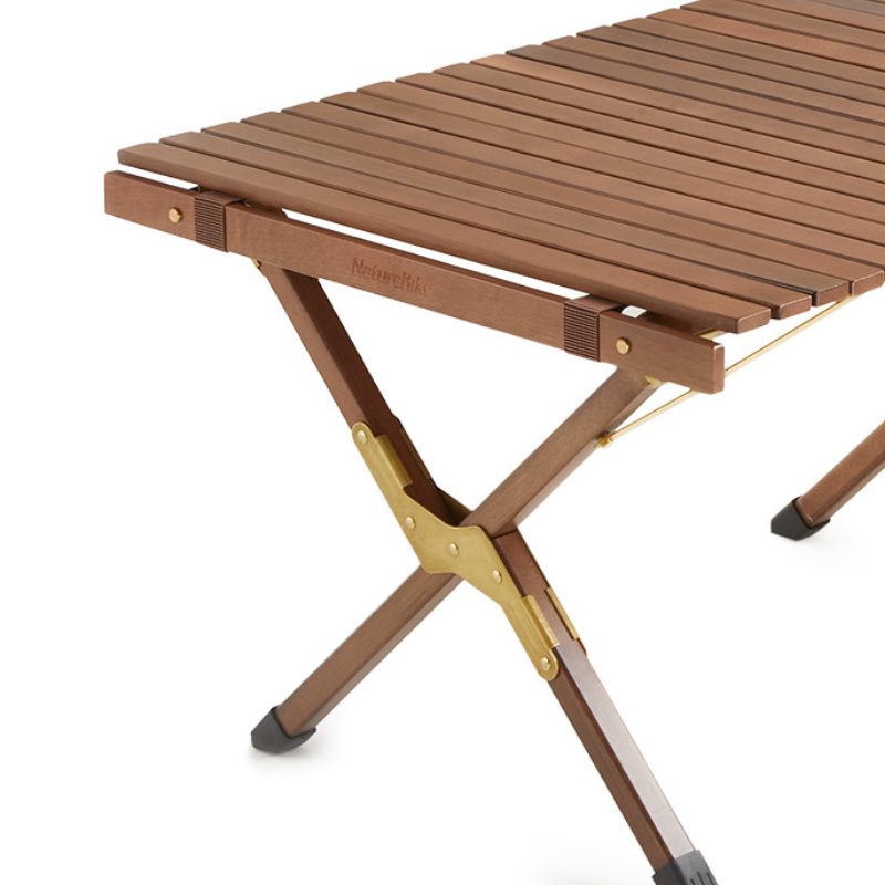 Naturehike rolovací dřevěný stolek 10,5 kg - tmavý buk 